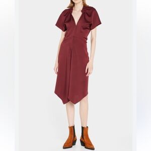 Zero + Maria Cornejo Ruched Stella Dress Size 8